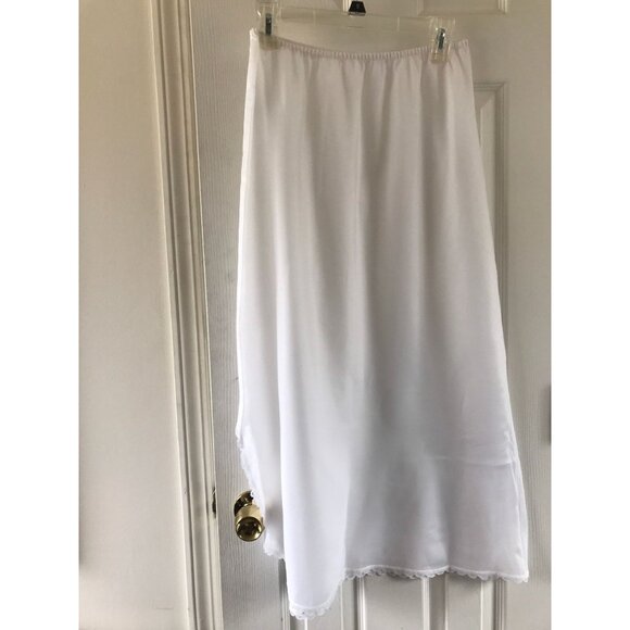 Vintage 1960's Women's White Slip Warner's Size Large Made In USA Style 55325 - Picture 5 of 7